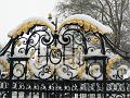 Gates to the Royal Park, Snow, Greenwich Park P1070357
